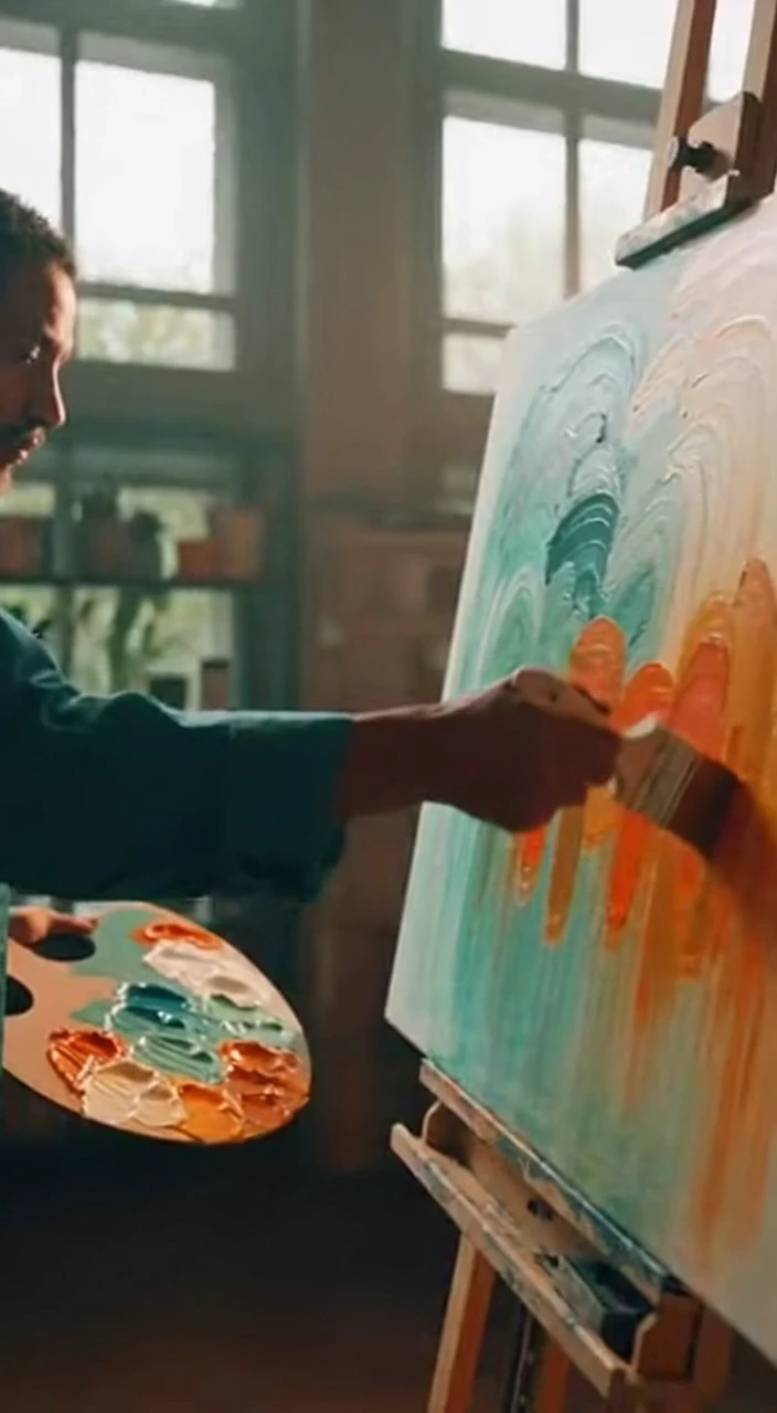 Professional Artists Creating Art in Studio and Gallery Spaces | Painting, Drawing, Sculpture and Mixed Media Compilation