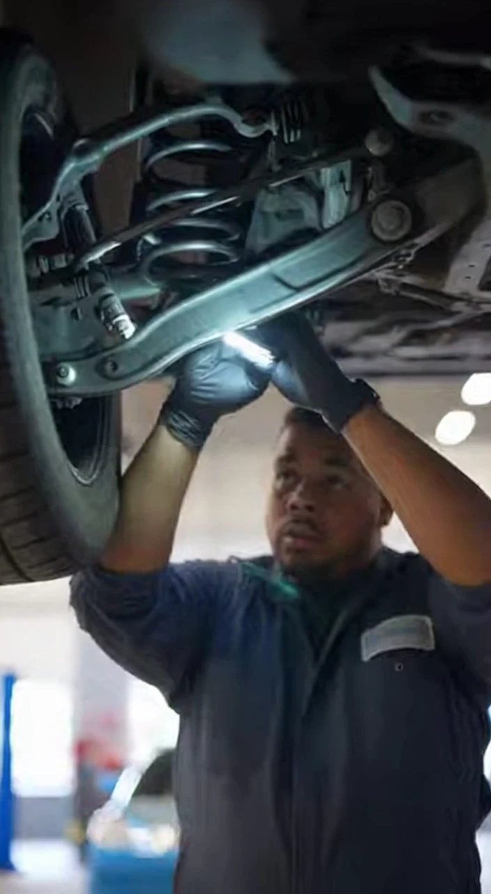 Professional Auto Repair Compilation Mechanics in Action Diagnostic Inspection Maintenance and Precision Service in a Clean Shop