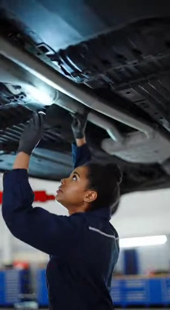 Professional Auto Repair Compilation Mechanics in Action Precision Vehicle Maintenance and Diagnostics in a Clean Shop