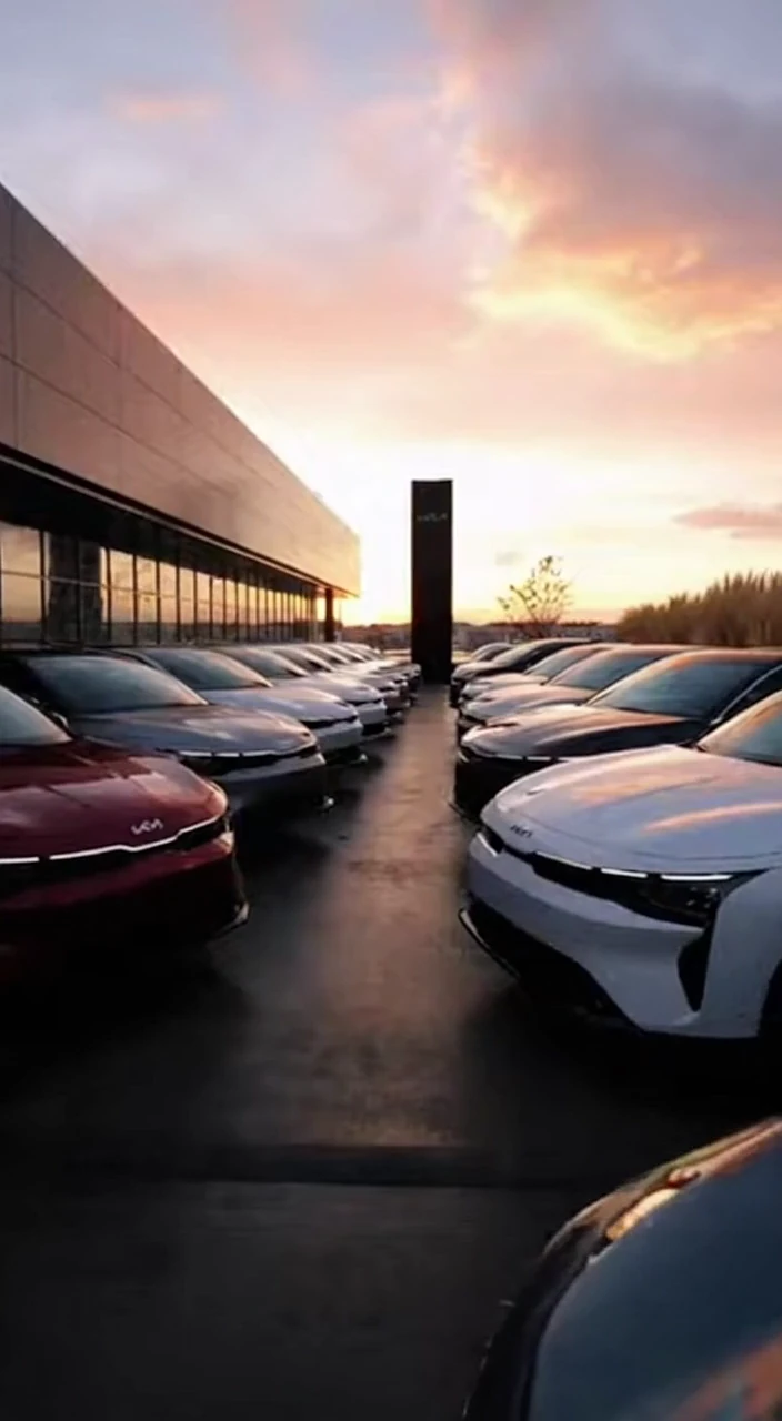 Dynamic Car Dealership Lot Tour Compilation with Exterior Tracking Shots and Detailed Interior Close-Ups