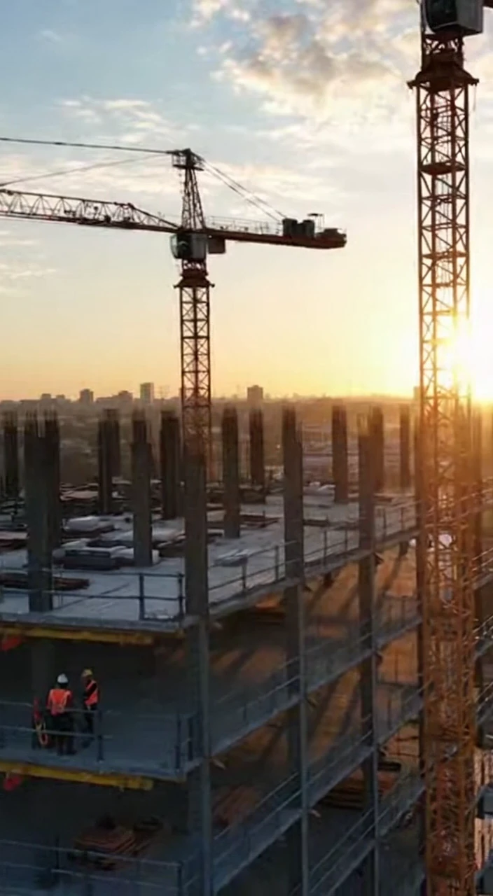 Professional Construction Site Compilation: Modern Building Equipment, Structural Frameworks, and Large-Scale Projects in Progress