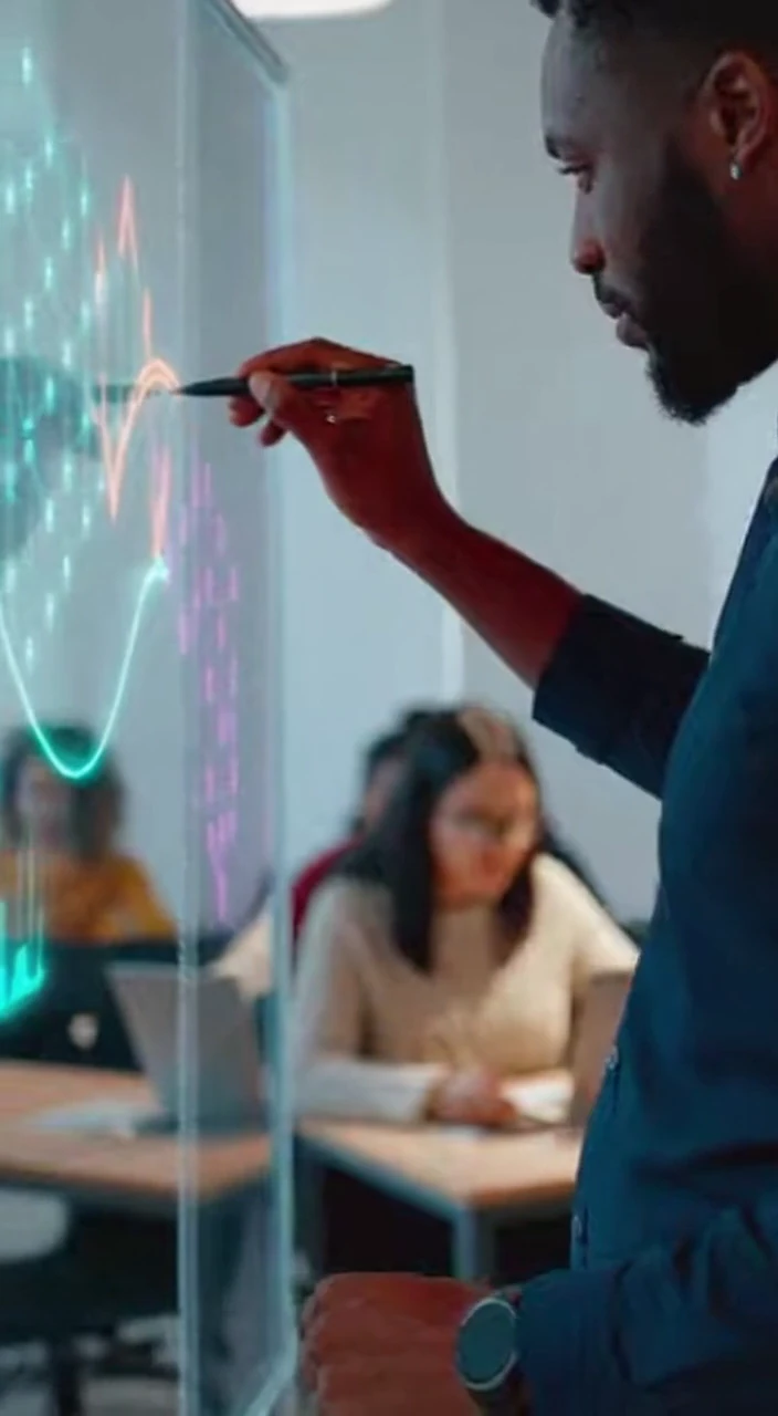 Modern Professional Education and Training Video in Classrooms and Digital Learning Environments Featuring Instructors and Students