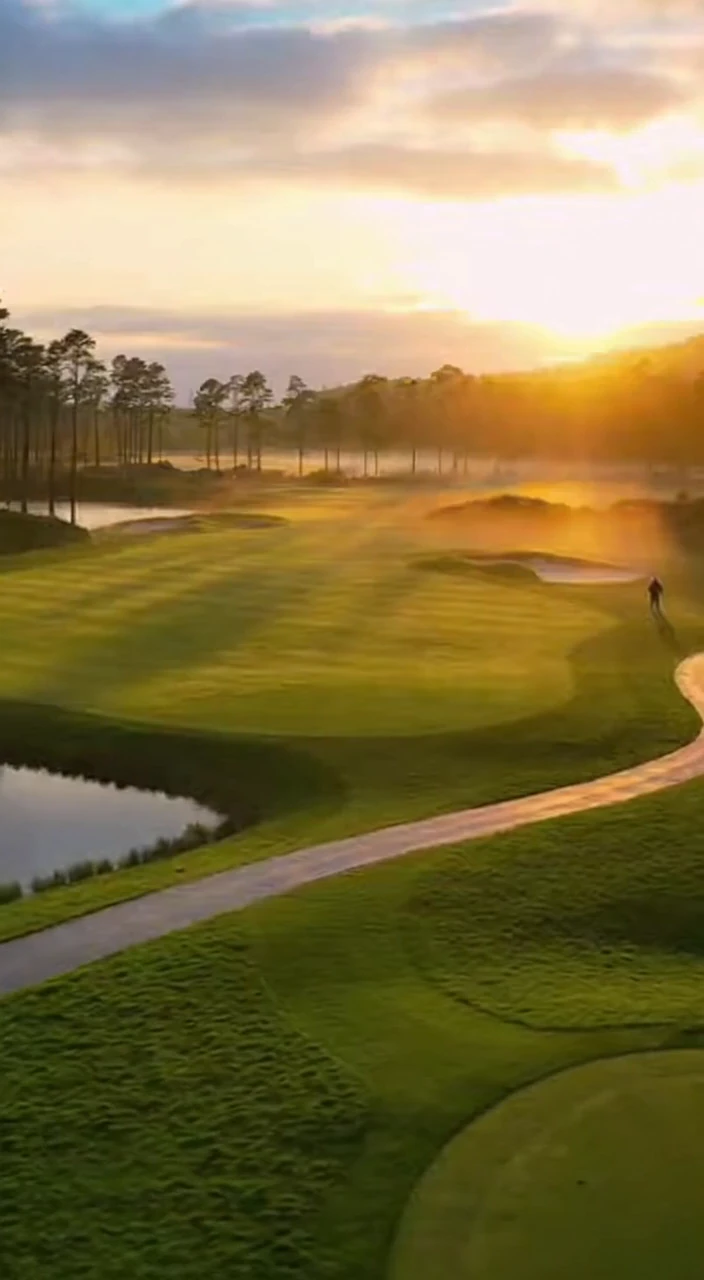 Precision Golf Compilation on Scenic Courses Relaxing Swings Putting and Manicured Greens Experience