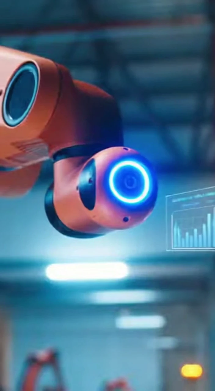 Cinematic Industrial IoT IIoT Compilation Real-Time Data Integration and Automated Workflows in High-Tech Smart Factories
