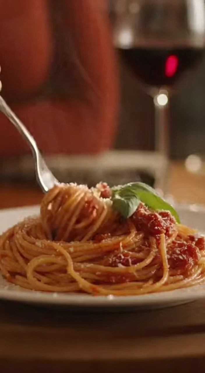 Cinematic Italian Food Compilation: People Eating and Enjoying Delicious Pasta, Pizza, and Gelato with Music and Sound Effects