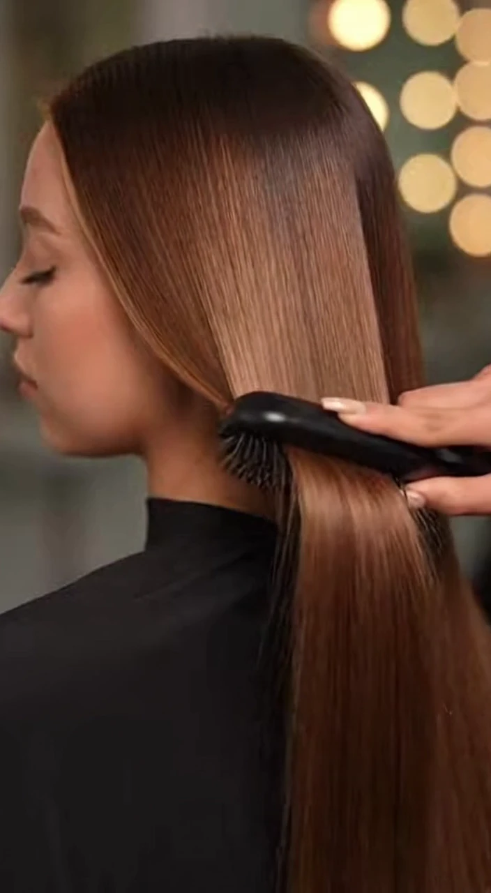 Luxury Hair Salon Styling Compilation Smooth Blowouts Glossy Finishes and Flowing Movement for All Hair Types