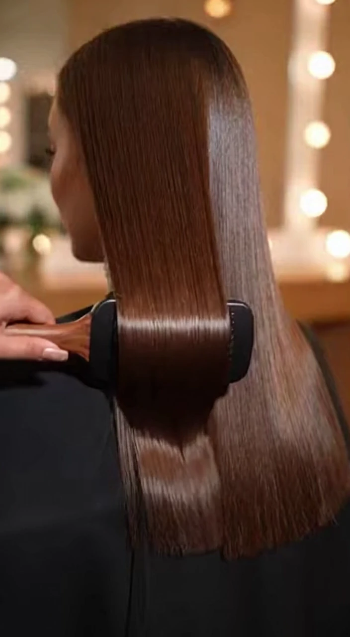 Luxury Hair Salon Styling Compilation Smooth Blowouts Glossy Finishes Flowing Movement for All Hair Types and Textures