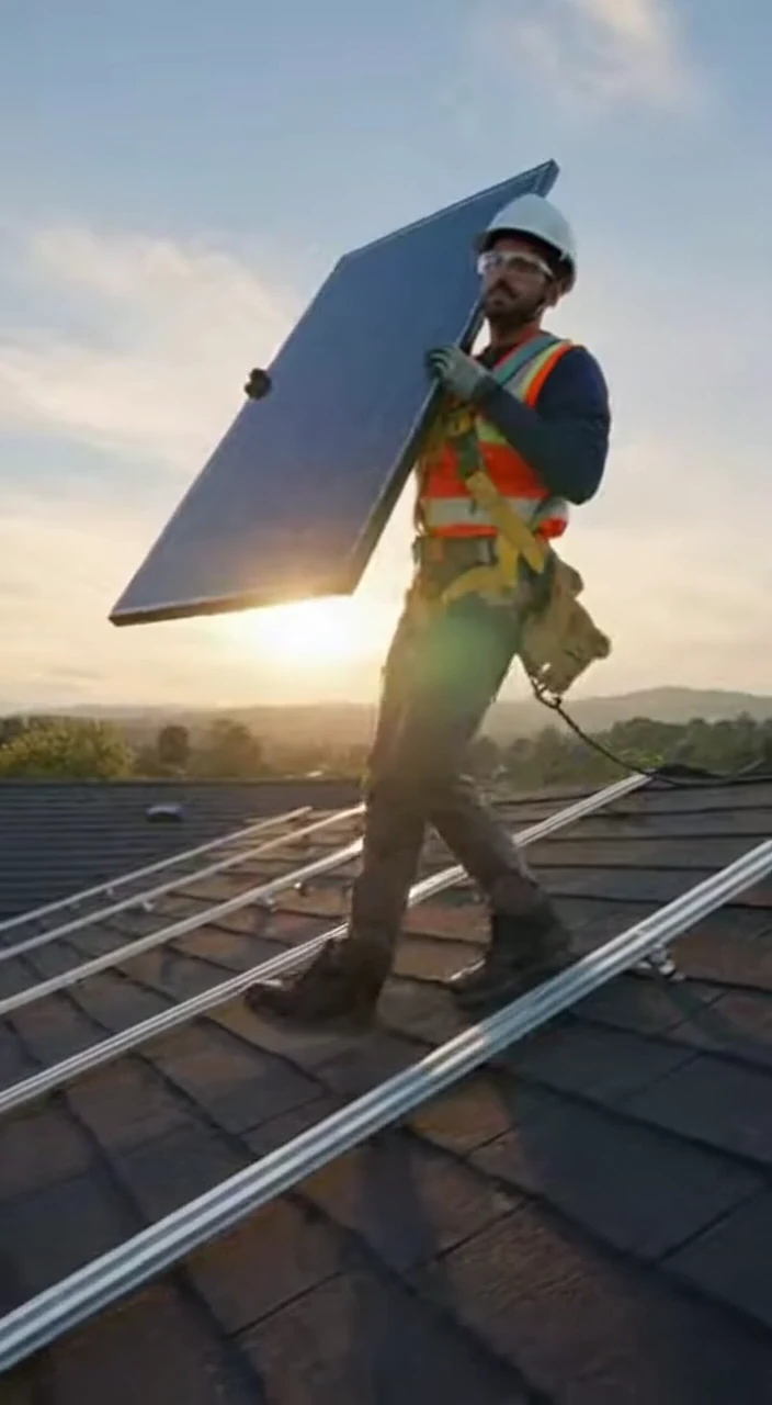 Residential Solar Panel Installation Compilation Professional Technicians Transform Rooftops Into Energy Efficient Homes